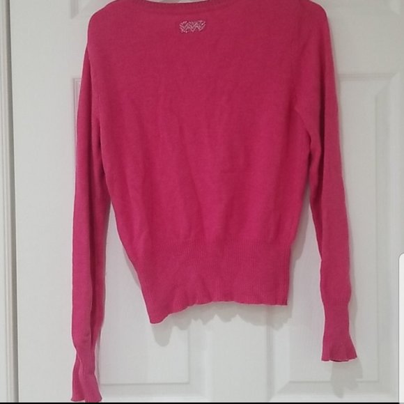 American Eagle Pink Bedazzled Sweater - Picture 4 of 4